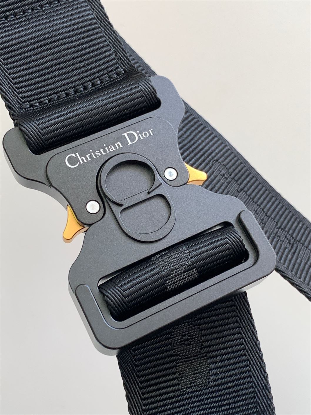 DIOR LINGOT 26 BAG BEGIN AND BLACK DIOR OBLIQUE JACQUARD – DIO045