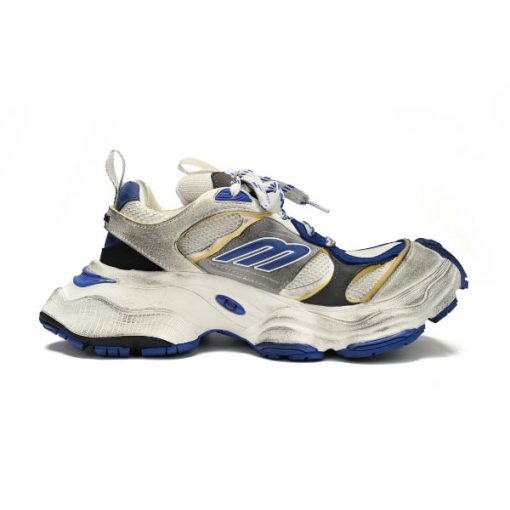 BALENCIAGA CARGO SNEAKER WHITE BLUE – BLA095