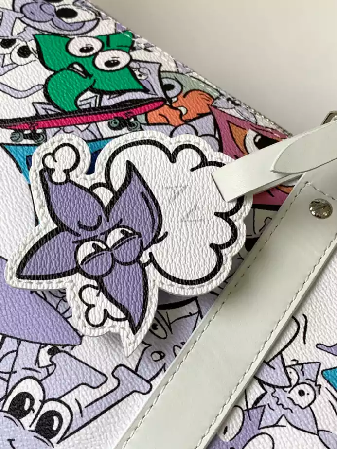 KEEPALL BANDOULIERE BAG 50 MATERIAL MONOGRAM COMICS CANVAS – LW365