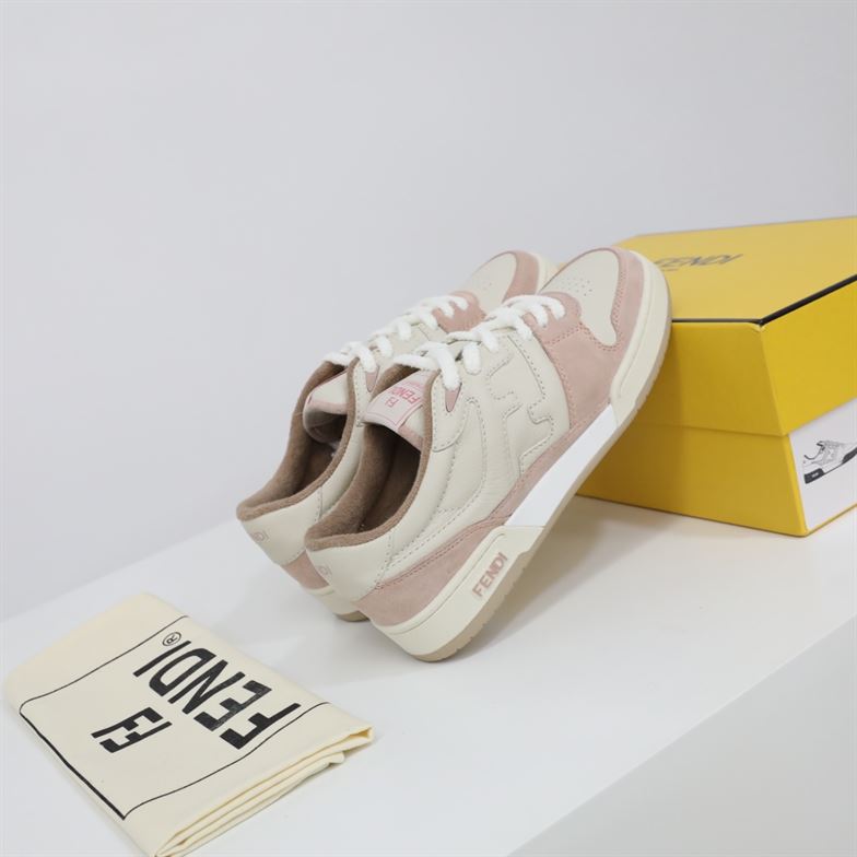 FENDI MATCH LOW TOPS IN PINK SUEDE – FDS014