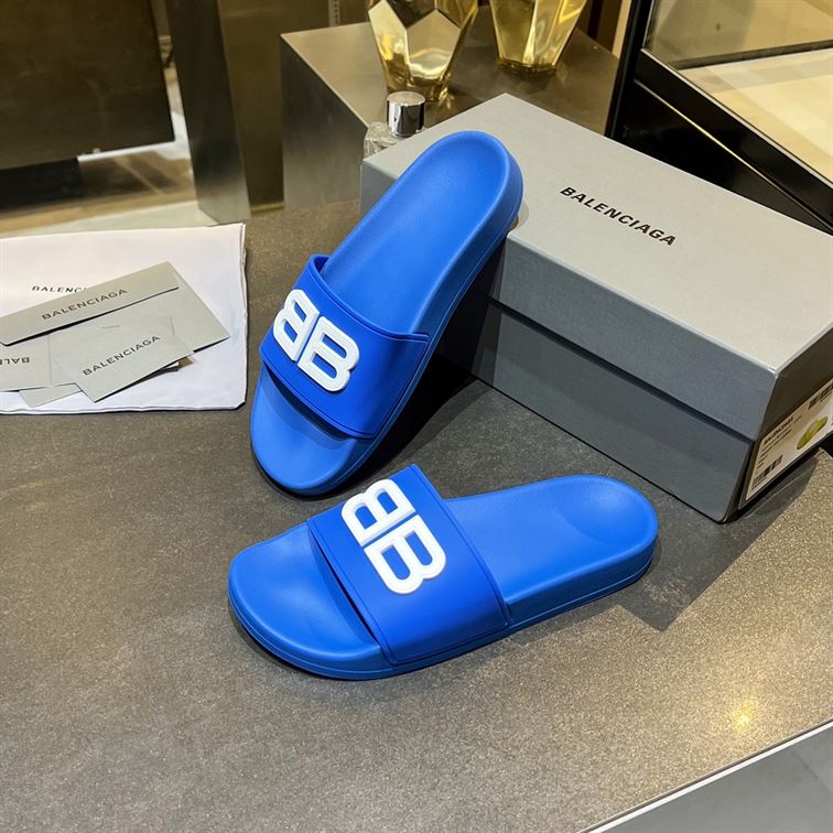 BALENCIAGA BB POOL SLIDE SANDALS – BBD013