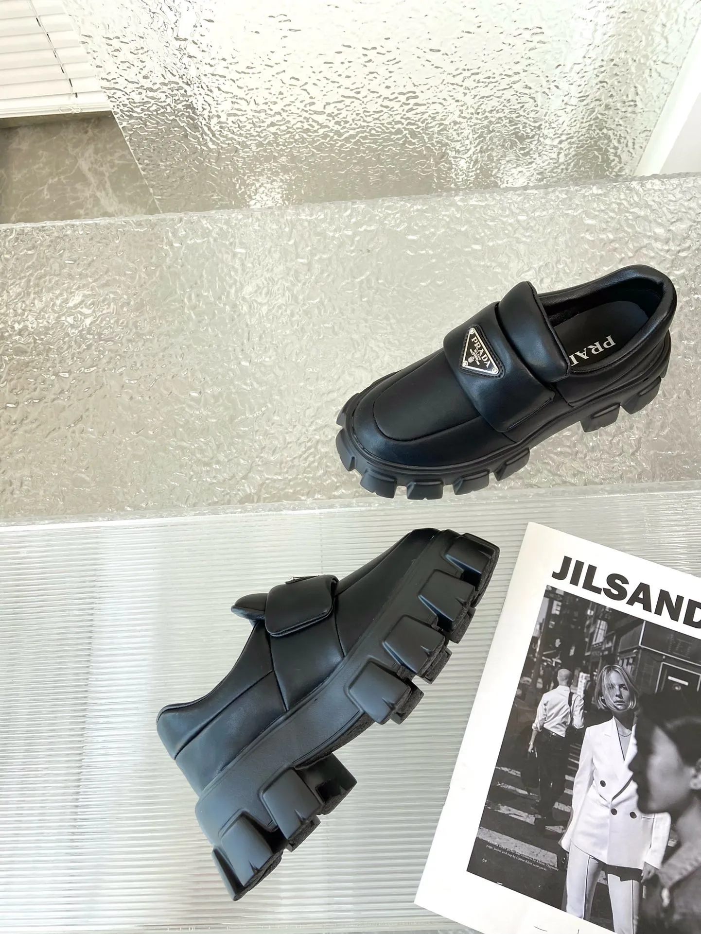 Prada Loafers in Black Soft Padded Nappa Leather – PRL008