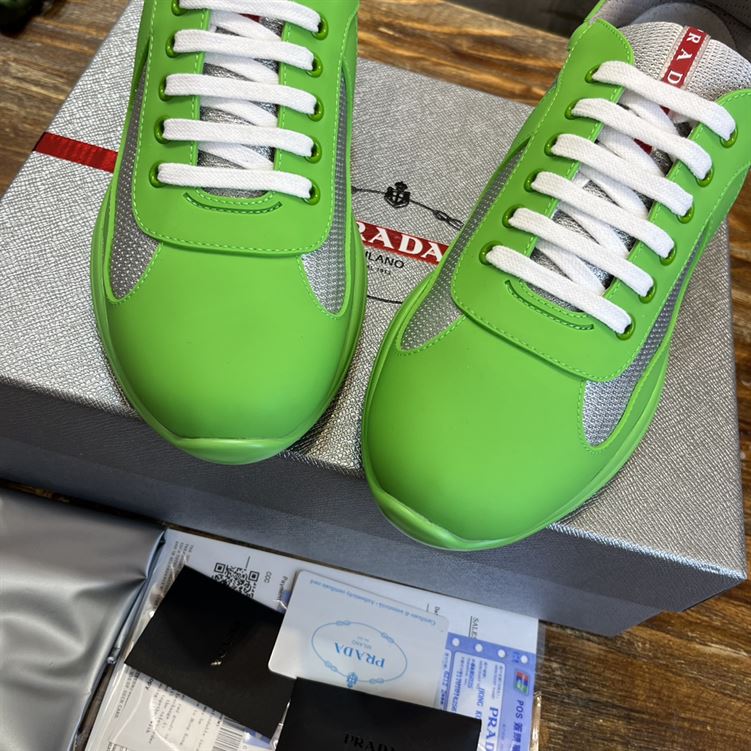 PRADA AMERICA’S CUP SOFT RUBBER AND BIKE FABRIC SNEAKERS – PRS047