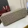 GUCCI GG CANVAS EMBLEM MAXI TOTE BAG BEIGE/BROWN 2025 – BG111