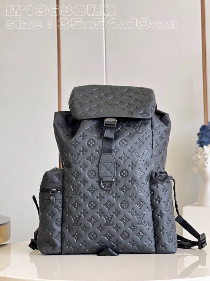 LV Trekking Backpack in Monogram Shadow Calf Leather – LW185
