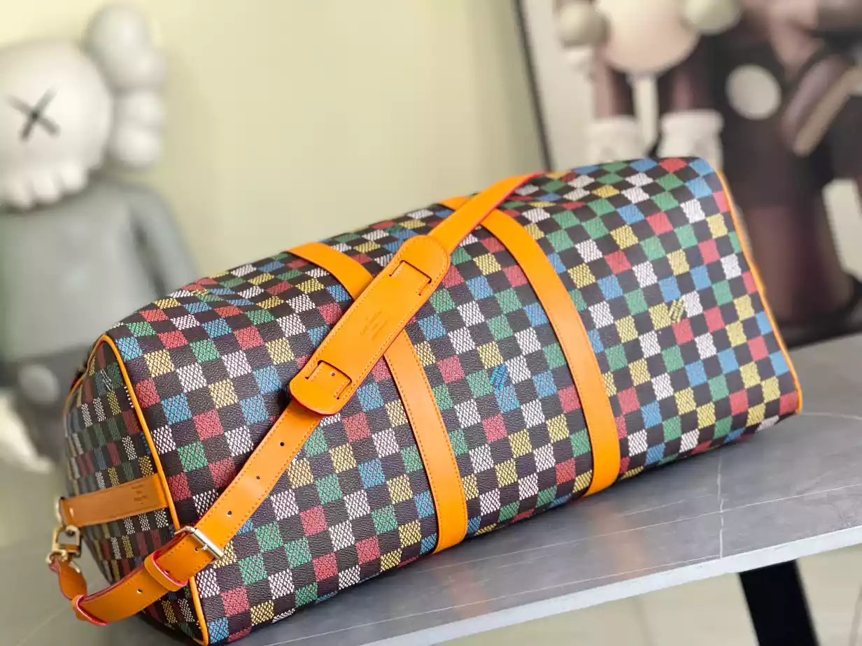Louis Vuitton Keepall Bandoulière 50 Damier Ebene Canvas – LW203