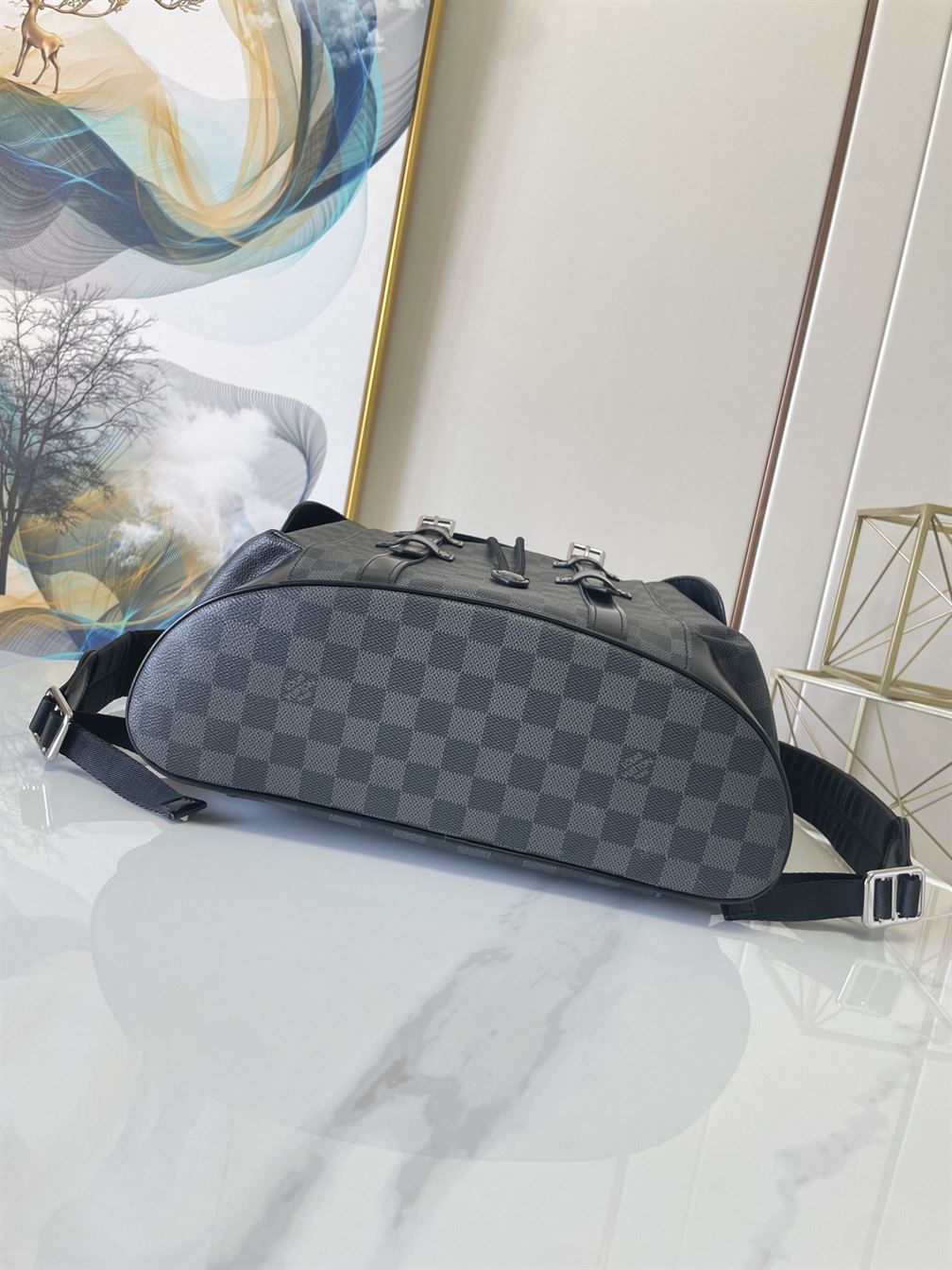 LOUIS VUITTON CHRISTOPHER BACKPACK DAMIER GRAPHITE CANVAS – LVB021