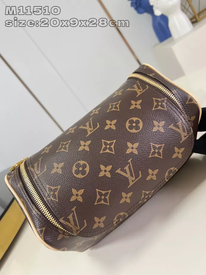 Louis Vuitton Toiletry Bag Brown Monogram Eclipse Canvas – LW150