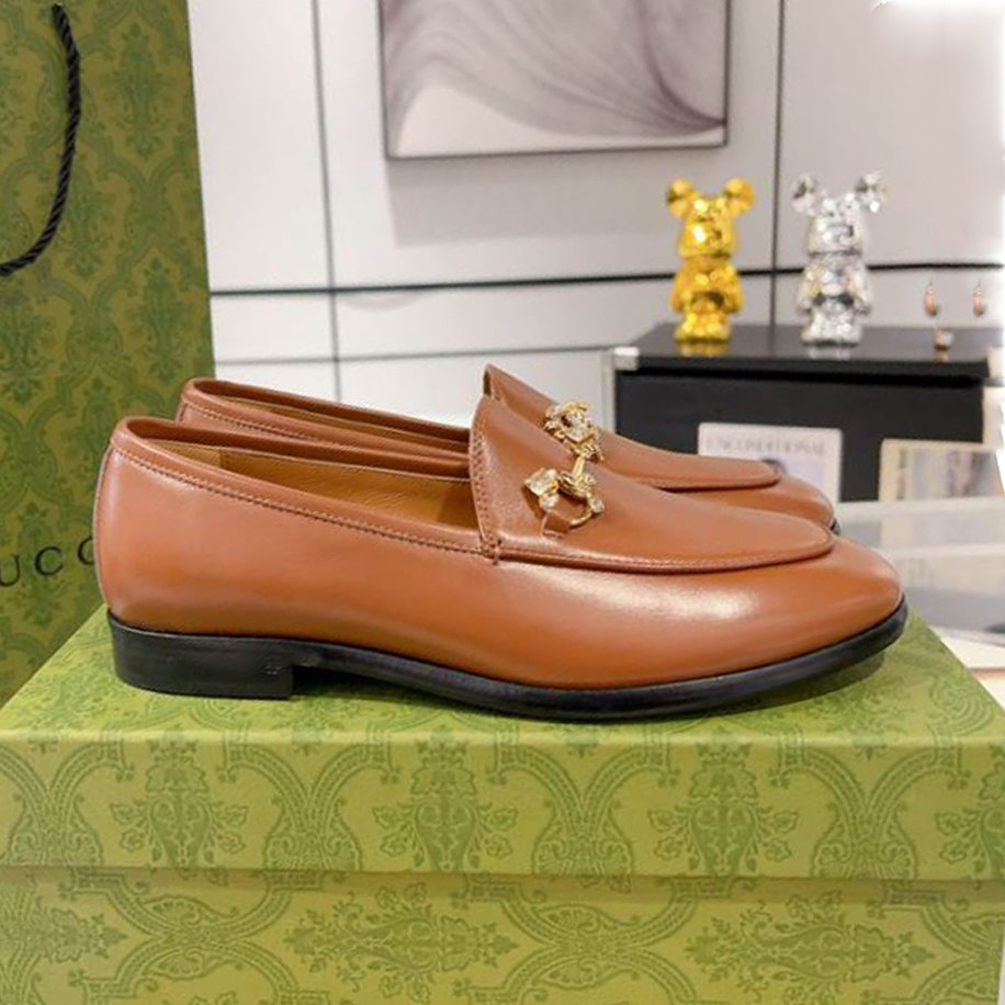 Gucci Jordaan Brown Loafer – GL068