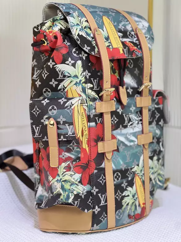 Christopher MM Navy Blue Monogram Surfin’ Canvas – LW163