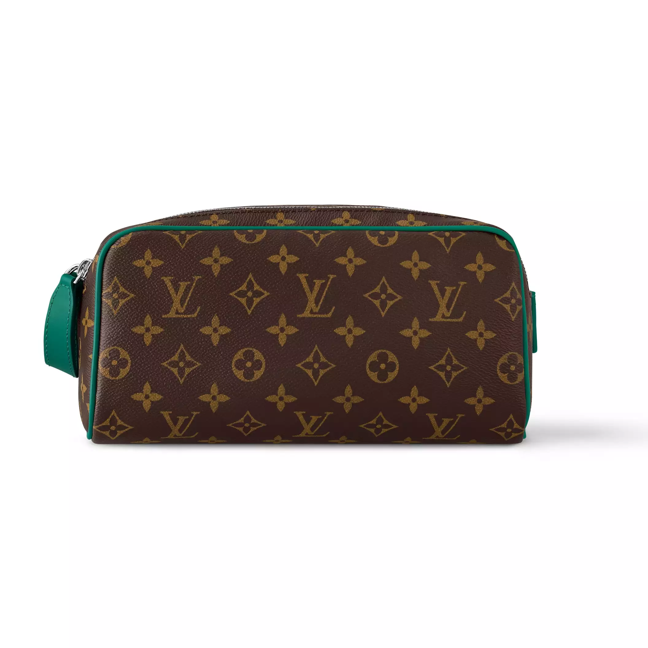 Louis Vuitton Dopp Kit Borneo Green Monogram Macassar Canvas Bag – LW141