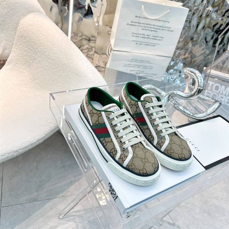 GUCCI TENNIS 1977 SNEAKERS BEIGE – GCC001