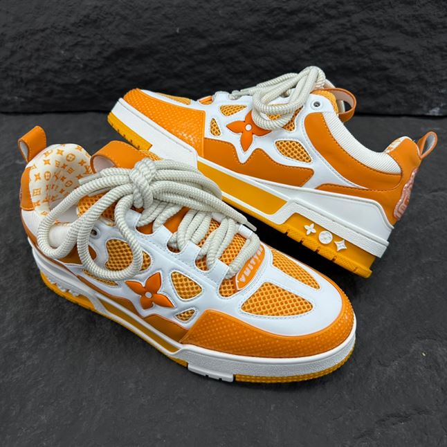 LOUIS VUITTON LV SKATE SNEAKER YELLOW WHITE – LVS166