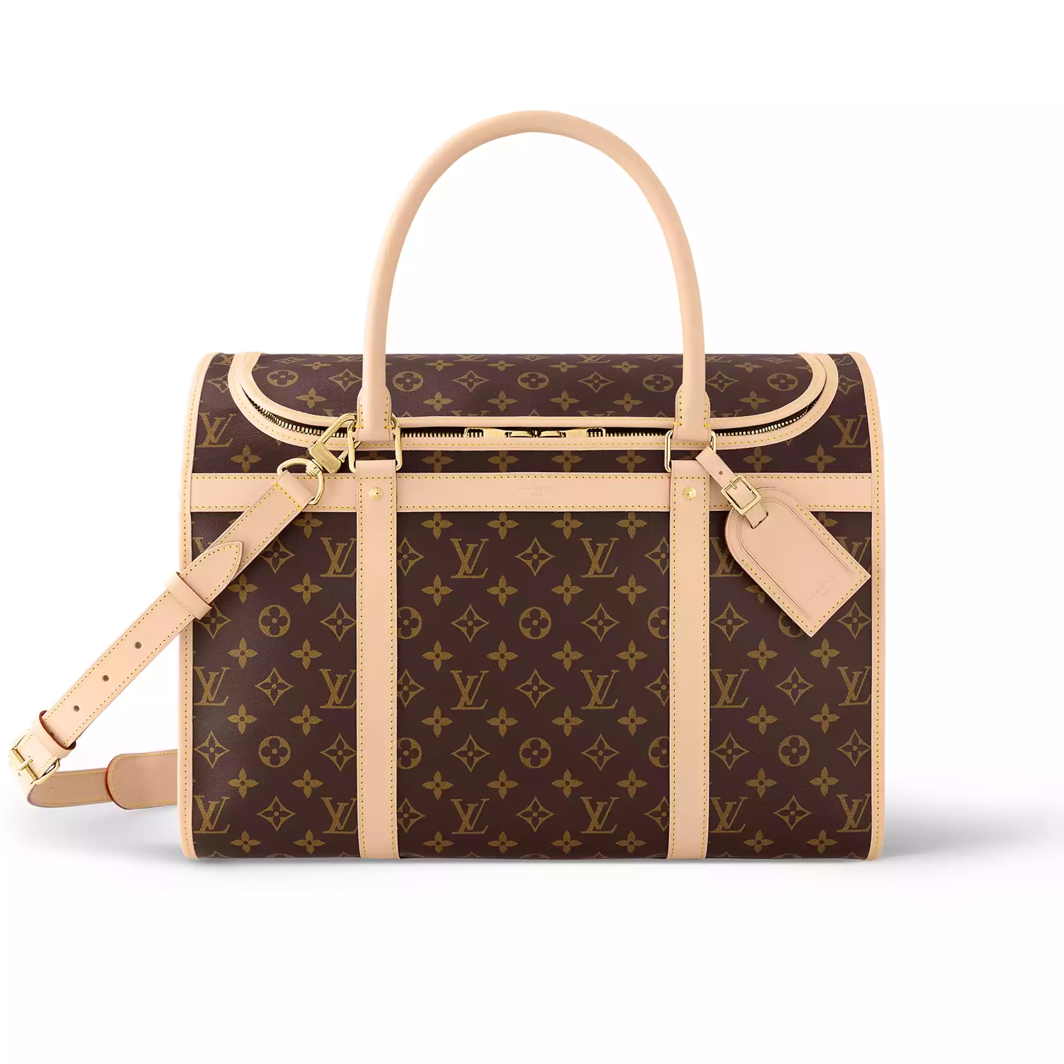 DOG CARRIER 40 MONOGRAM COATED CANVAS M45662 – LW375