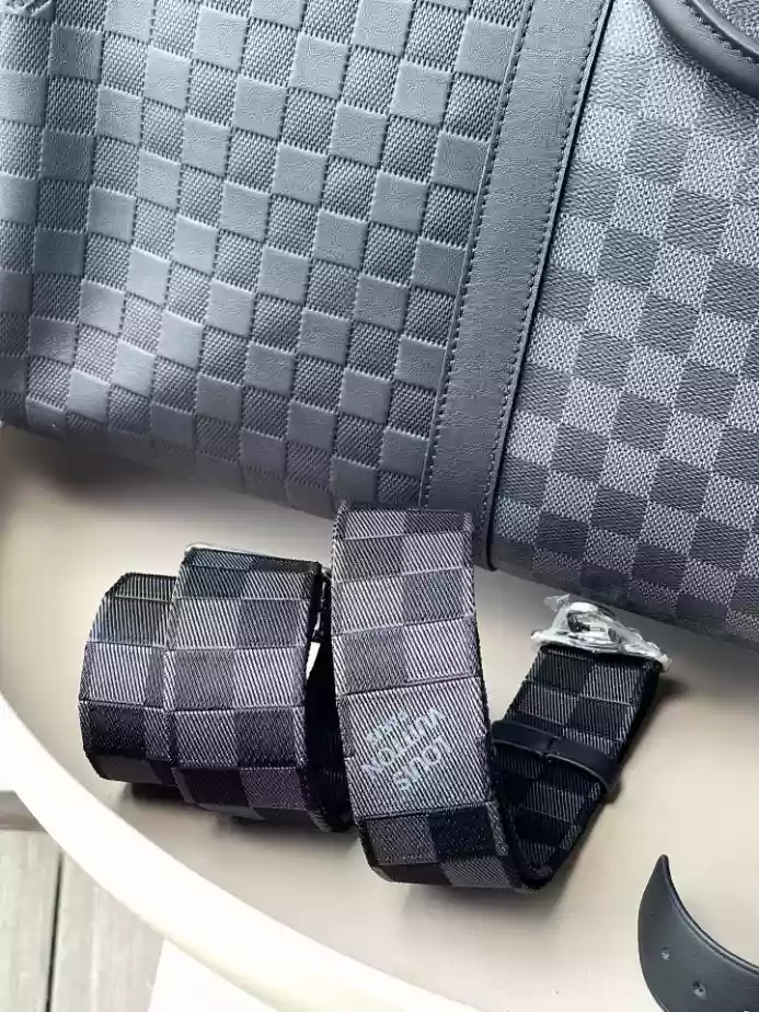 KEEPALL BANDOULIERE 50 BAG BLACK GRAPHITE N40443 – LW367