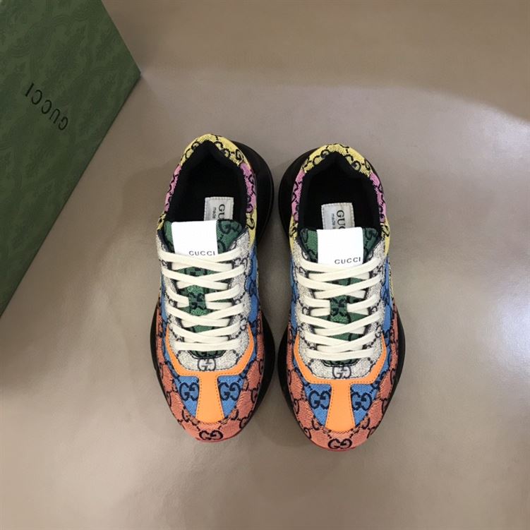 GUCCI RHYTON GG MULTICOLOR SNEAKERS – GCC020