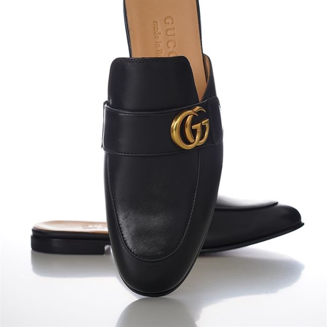 GUCCI BLACK PRINCETOWN SLIPPERS – GL032