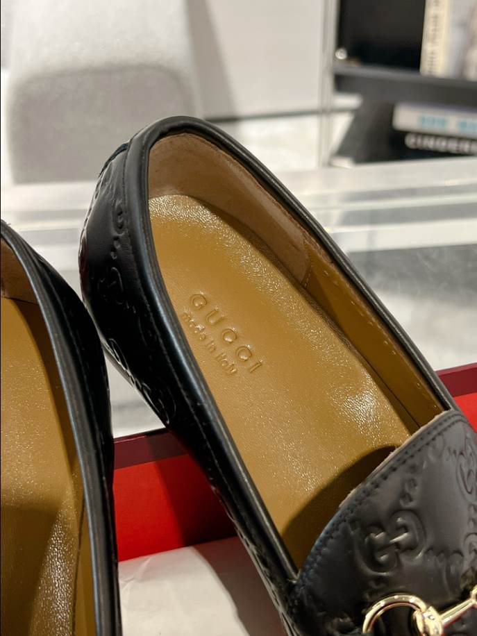 Gucci Horsebit Black GC Monogram Loafer – GL062