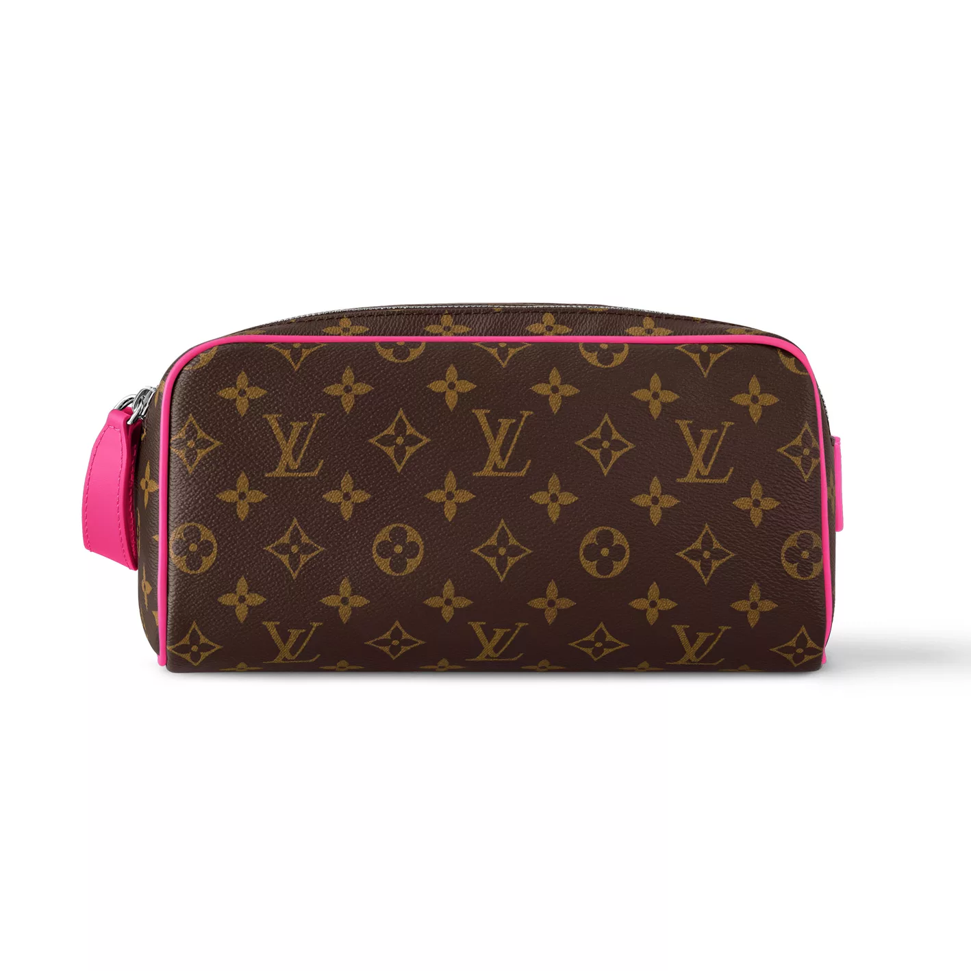 Louis Vuitton Dopp Kit Borneo Pink Monogram Macassar Canvas Bag – LW142