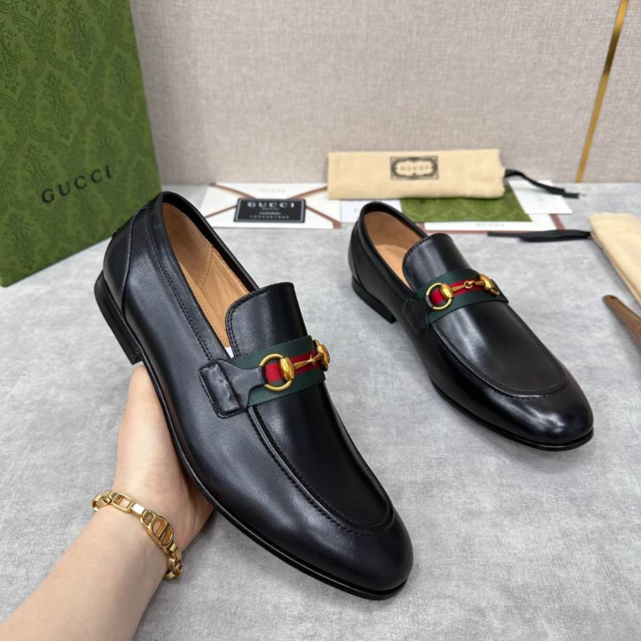 Gucci Men Horsebit Black Loafer – GL090