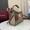 GUCCI PADLOCK GG CANVAS MEDIUM HANDBAG BROWN 2025 – BG105
