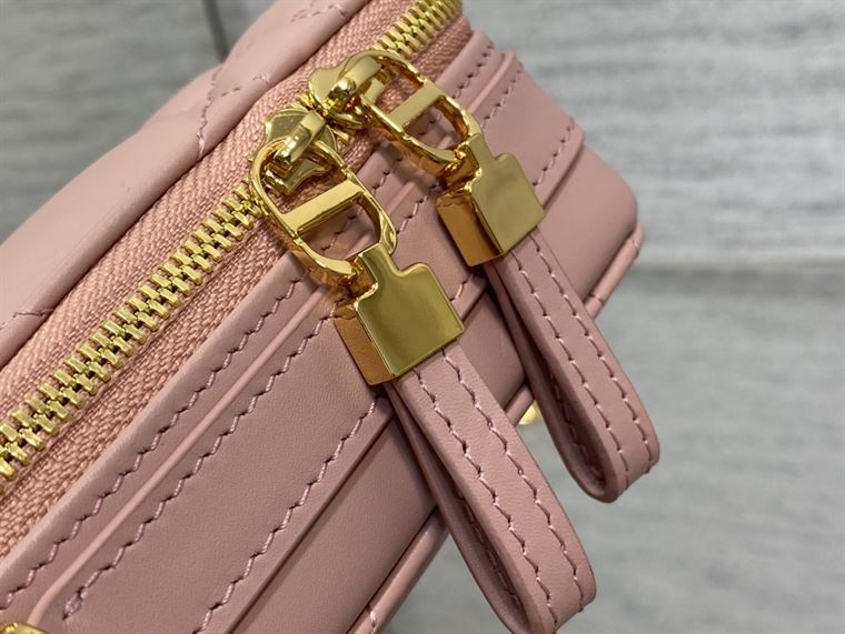 DIOR CARO BOX BAG ROSE DES VENTS QUILTED MACROCANNAGE CALFSKIN – DOB072