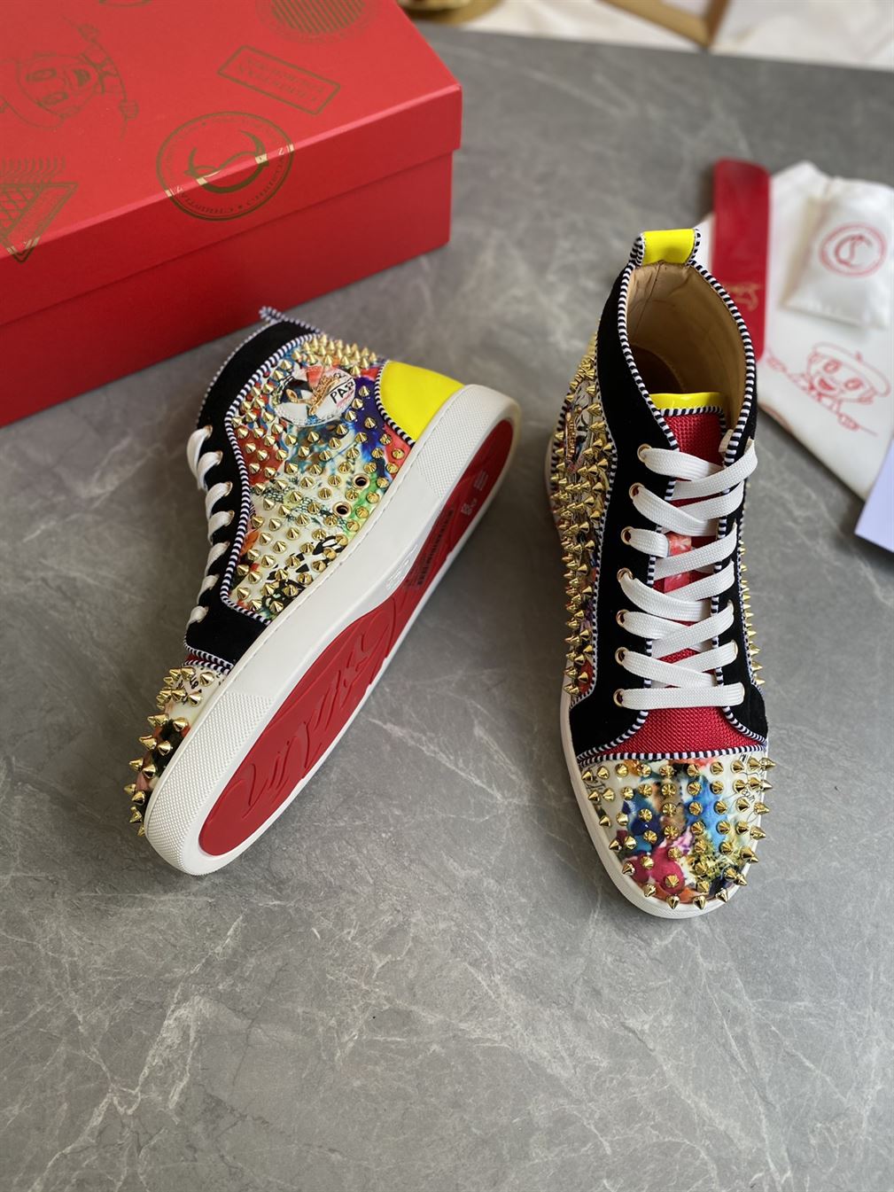 CHRISTIAN LOUBOUTIN HIGH TOP SNEAKER – CLS014