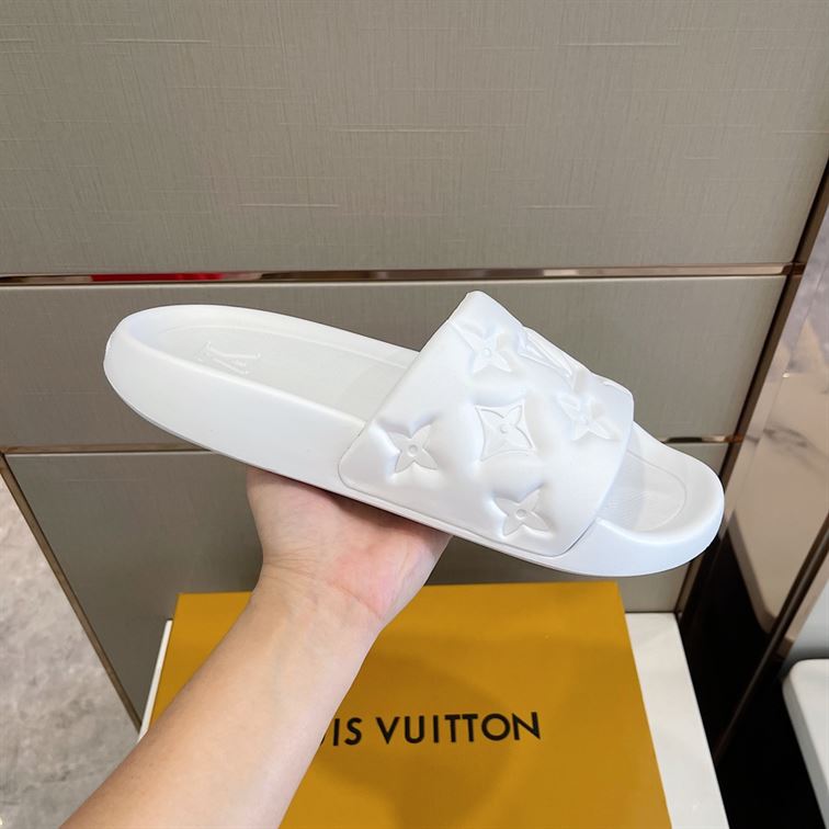 LOUIS VUITTON WATERFRONT MULE WHITE – LVSD044