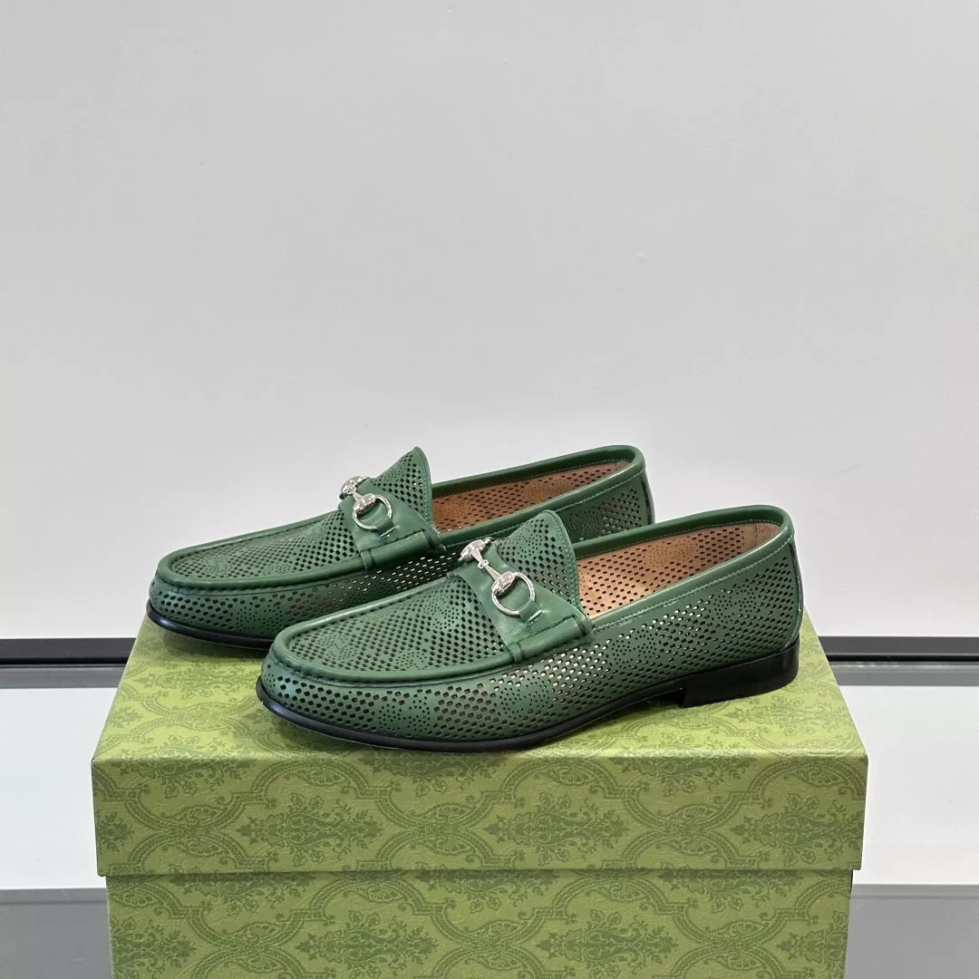 HORSEBIT 1953 LOAFERS IN GREEN – GL092