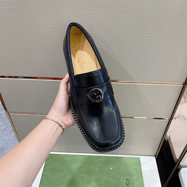 GUCCI LOAFER INTERLOCKING G BLACK – GL047