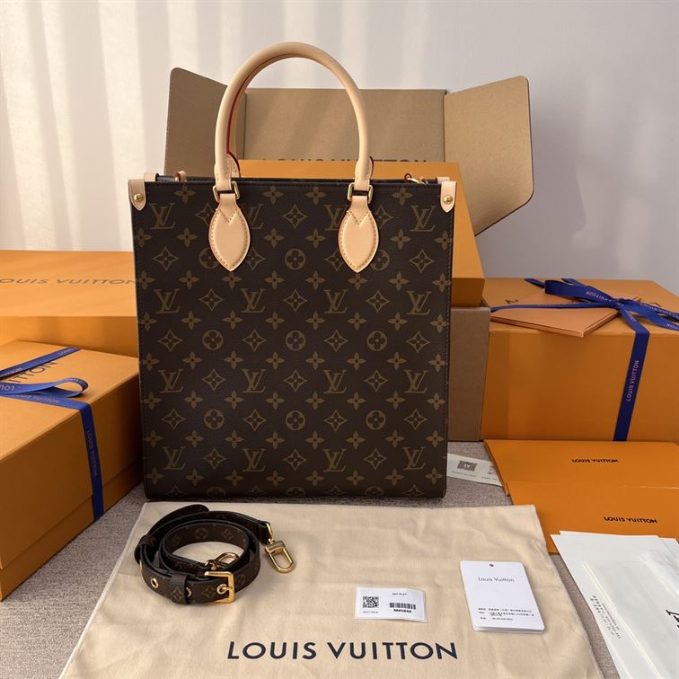 LOUIS VUITTON SAC PLAT PM MONOGRAM – LW130
