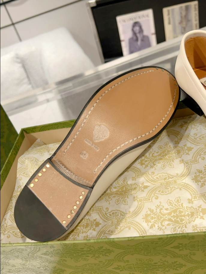 Gucci Jordaan White Cream Loafer – GL067