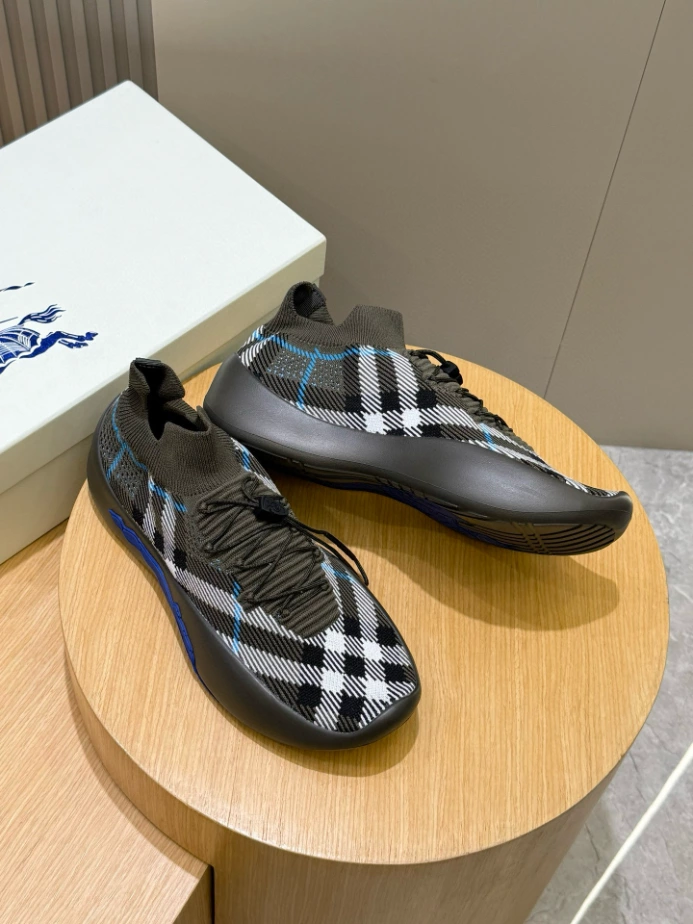BURBERRY CHECK KNIT NEPTUNE SNEAKERS – BBR057