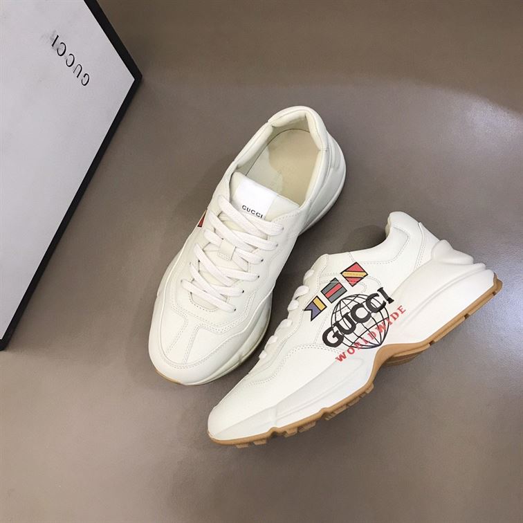 GUCCI RHYTON “WORLDWIDE” FLAG-PRINTED SNEAKER – GCC010