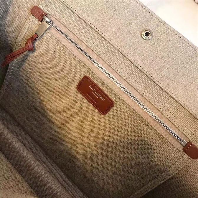 YSL RIVE GAUCHE CANVAS TOTE BEIGE BAG – YB025