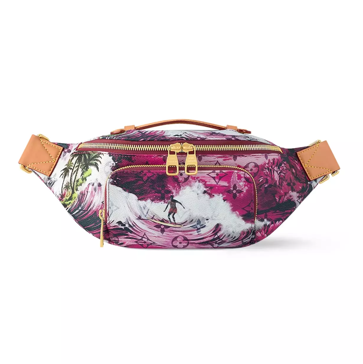 Rush Bumbag Pink Monogram Surfin’ Canvas M24987 – LW227