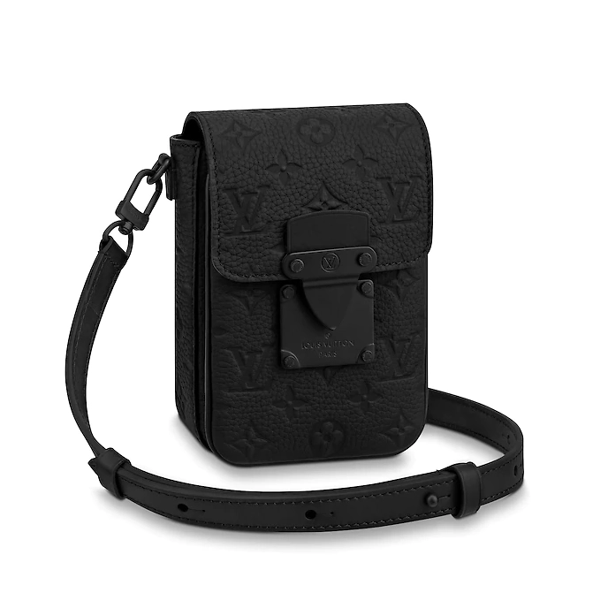S-Lock Vertical Wearable Wallet In Black – LW261