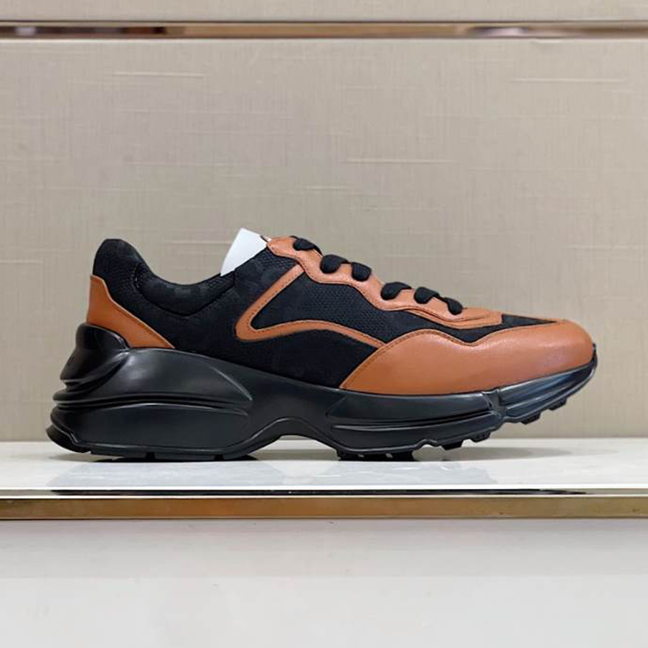 Gucci Rhyton Black Brown Sneakers – GCC193