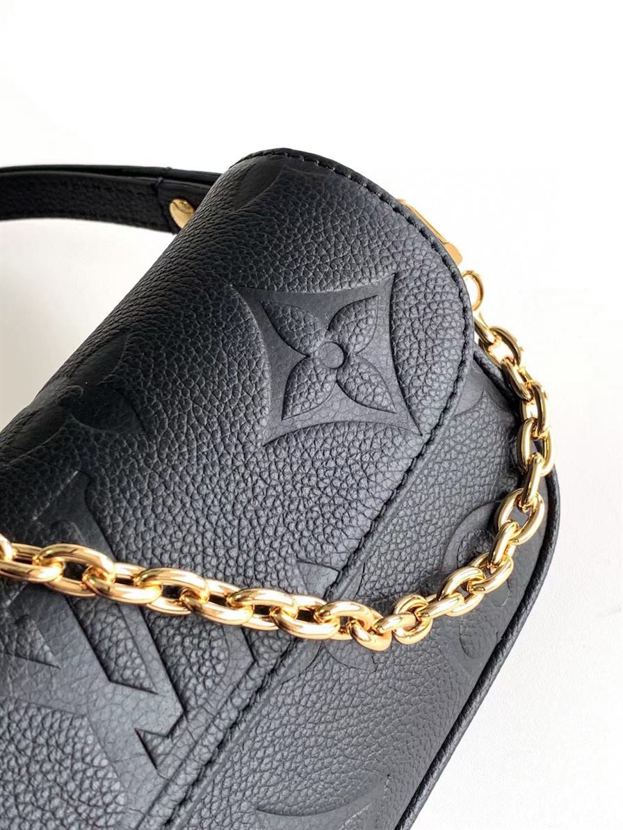 LOUIS VUITTON WALLET ON CHAIN IVY MONOGRAM EMPREINTE LEATHER – LW036