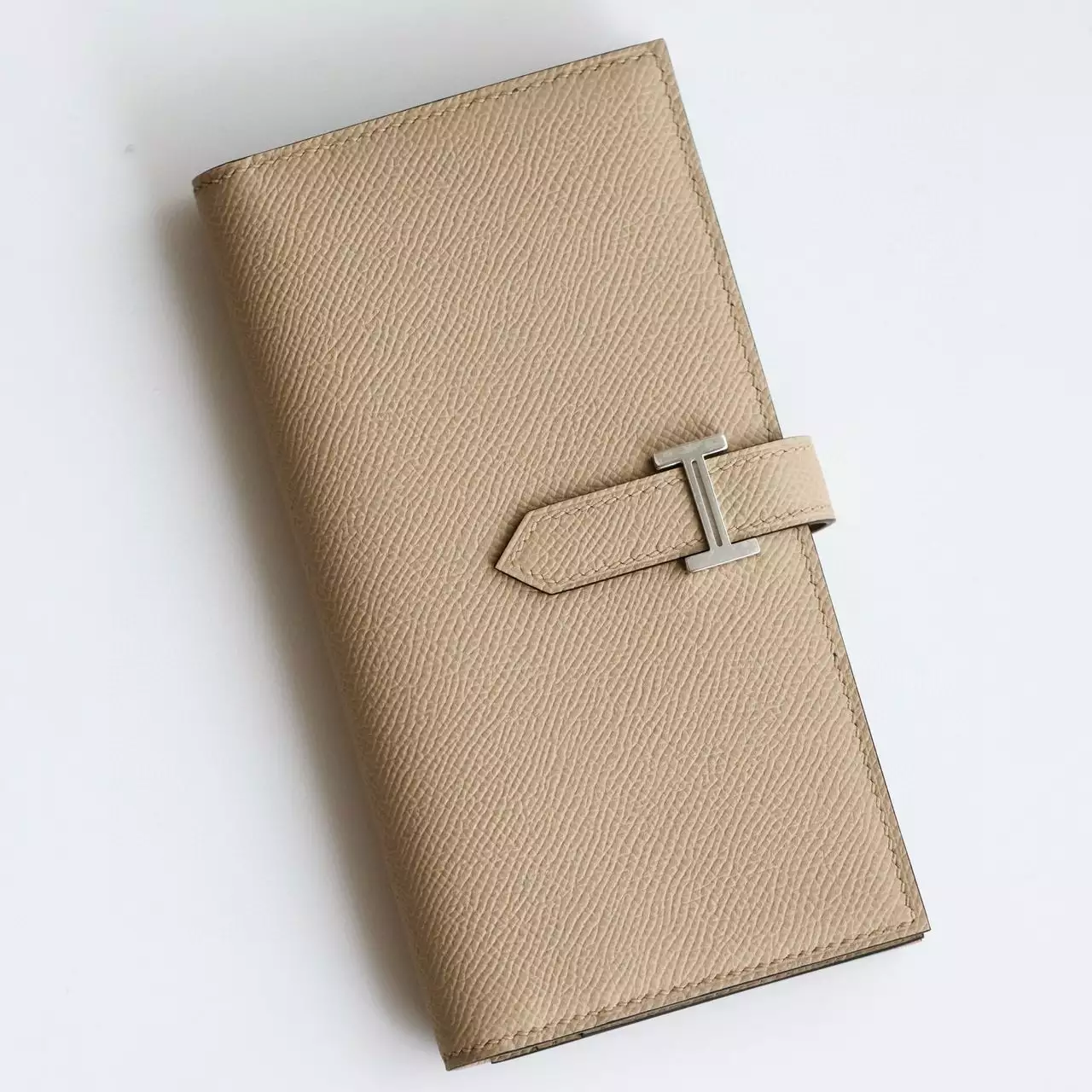 Hermes Bearn Long Handmade Wallet in Trench Epsom Calfskin – HW157