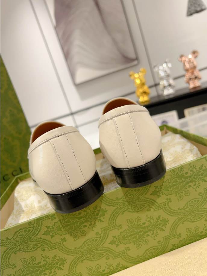 Gucci Jordaan White Cream Loafer – GL067