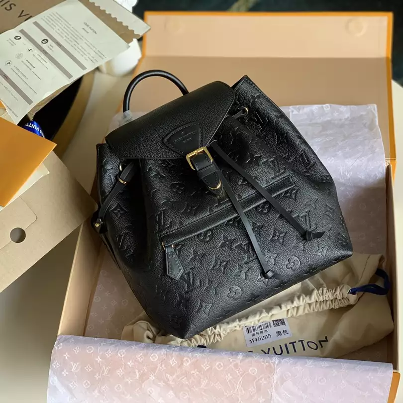 MONTSOURIS BACKPACK BLACK MONOGRAM EMPREINTE M45205 – LW346