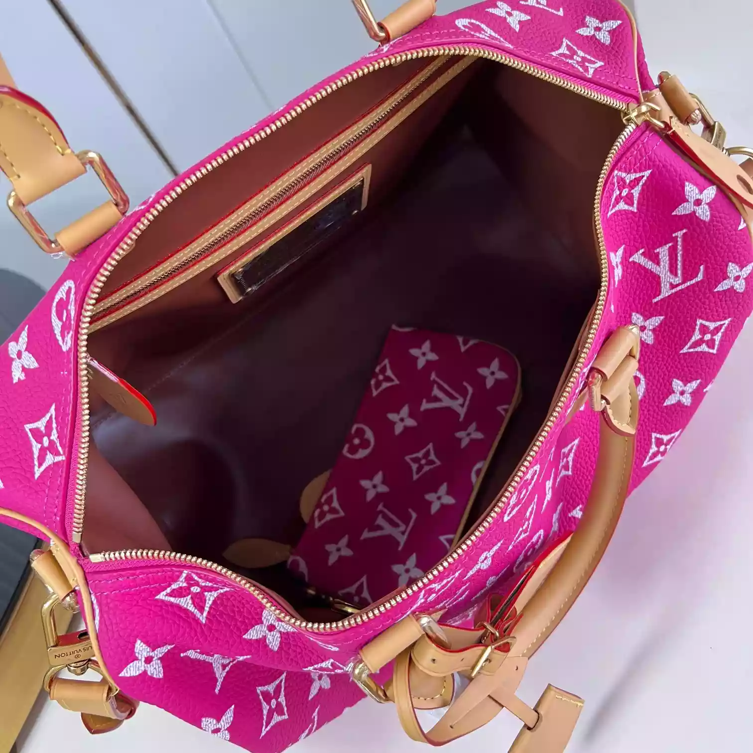 SPEEDY P9 BANDOULIERE 40 PINK AGATE M11563 – LW358