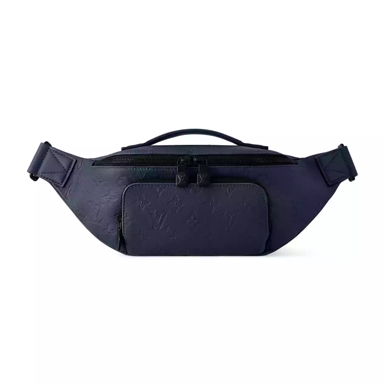 RUSH BUMBAG NAVY BLUE MONOGRAM SHADOW – LW304