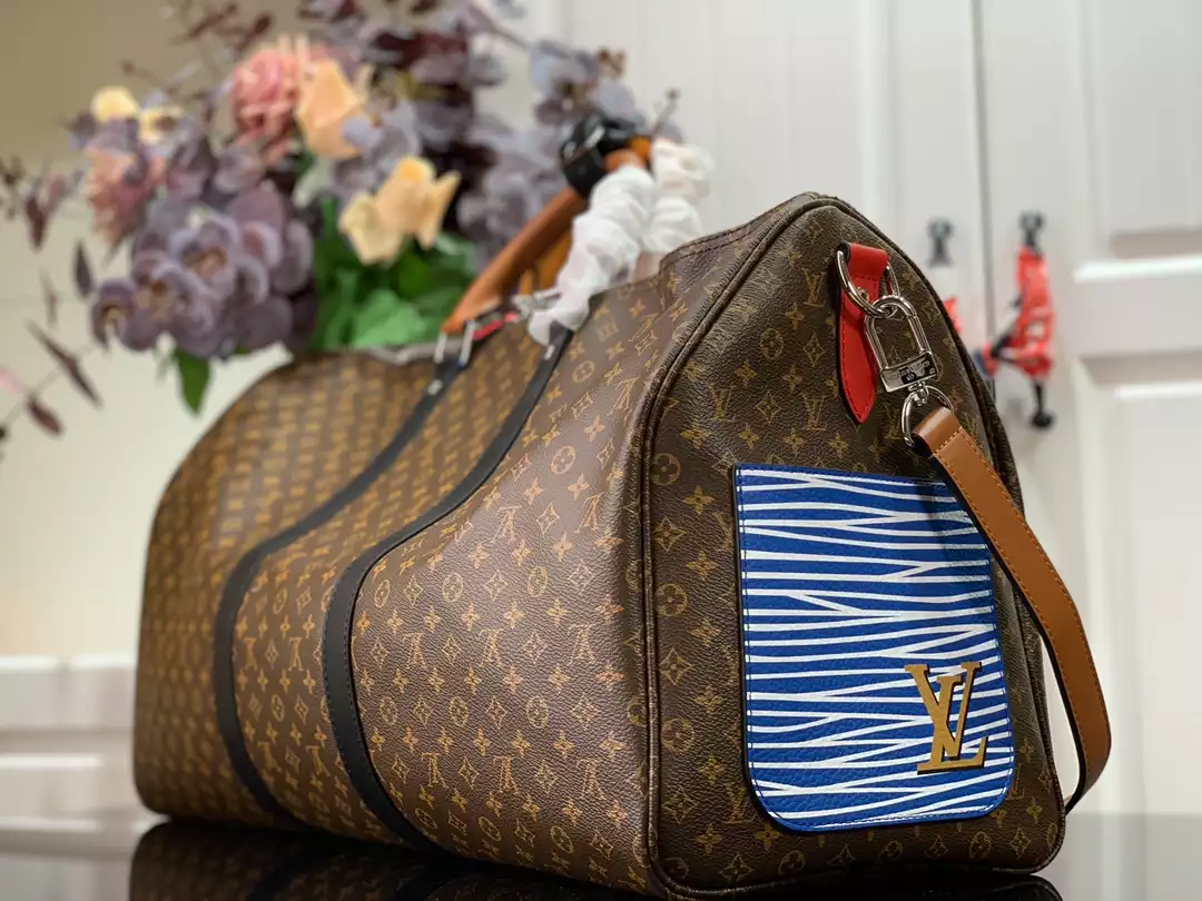 KEEPALL BANDOULIERE 50 MONOGRAM COATED CANVAS M56855 – LW369