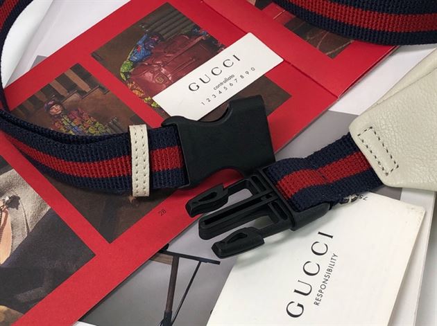 GUCCI LOGO-PRINT LEATHER BELT BAG – BG010
