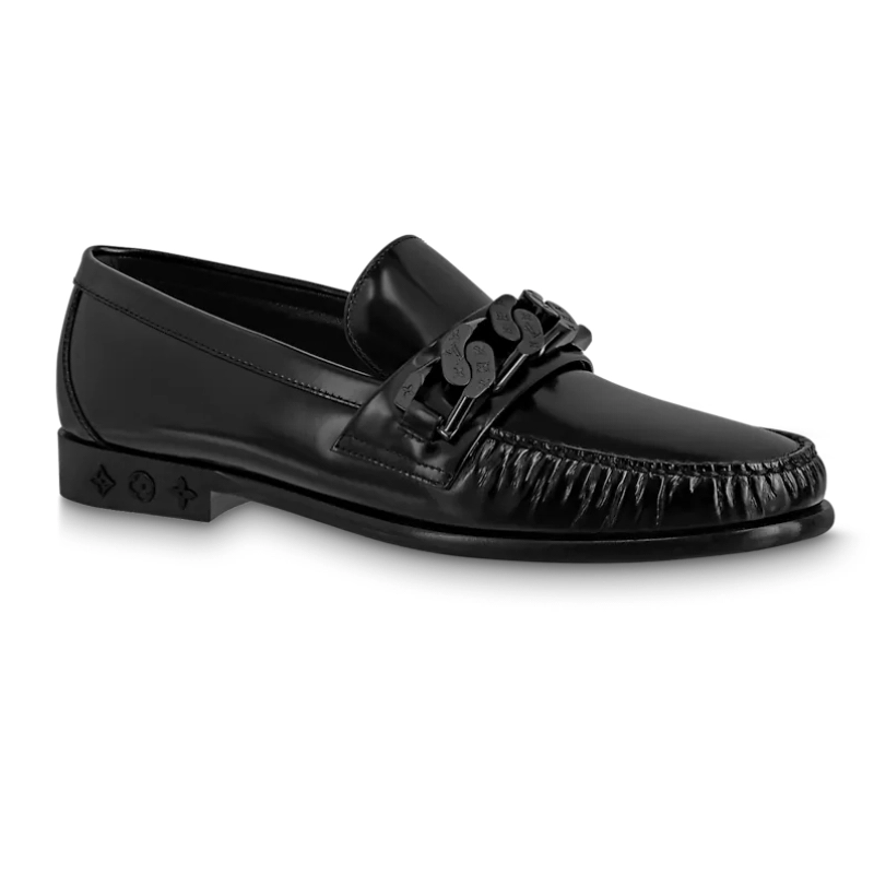 LEATHER LOAFERS IN BLACK – VL065