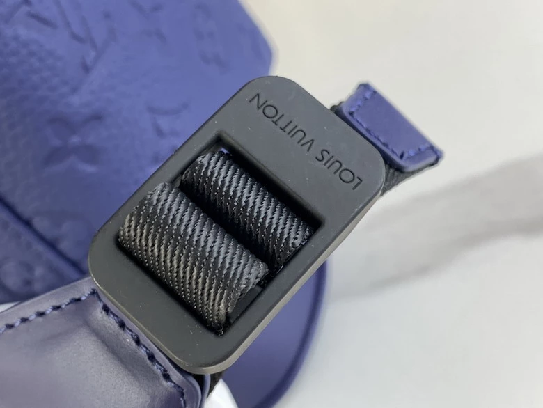 Christopher MM Backpack Blue Monogram Taurillon Leather – LW160