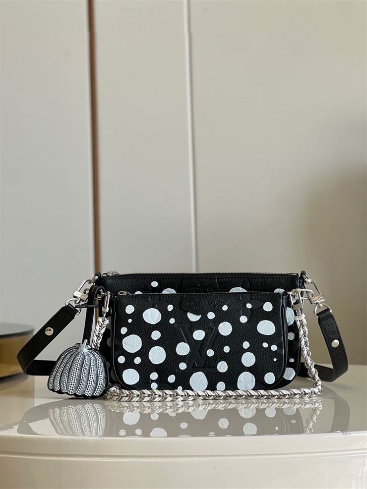 LOUIS VUITTON LV X YK MULTI POCHETTE ACCESSOIRES MONOGRAM EMPREINTE – LW077