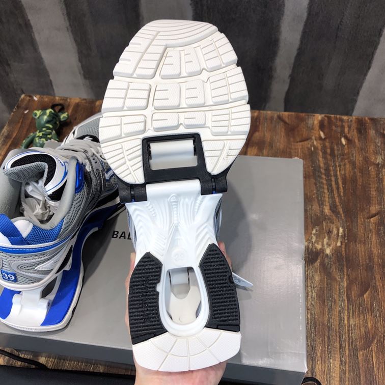 BALENCIAGA X-PANDER SNEAKER IN BLUE/SILVER – BLA044